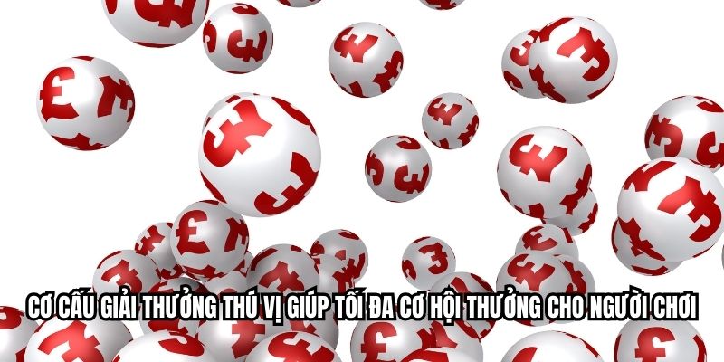 Cơ cấu giải thưởng thú vị giúp tối đa cơ hội thưởng cho người chơi